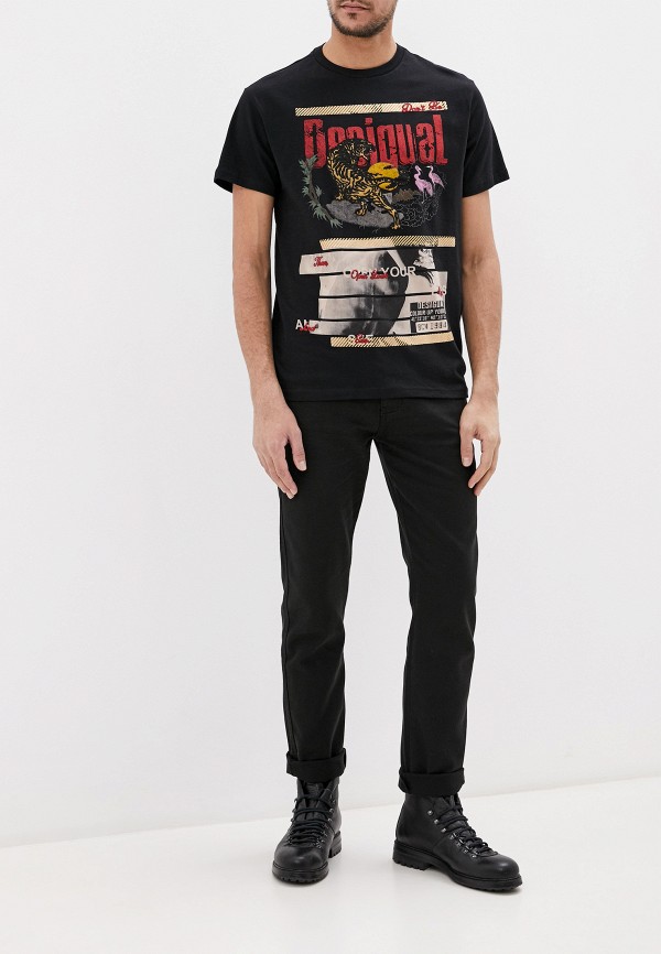 

Футболка Desigual, Черный, Desigual DE002EMGPJJ3