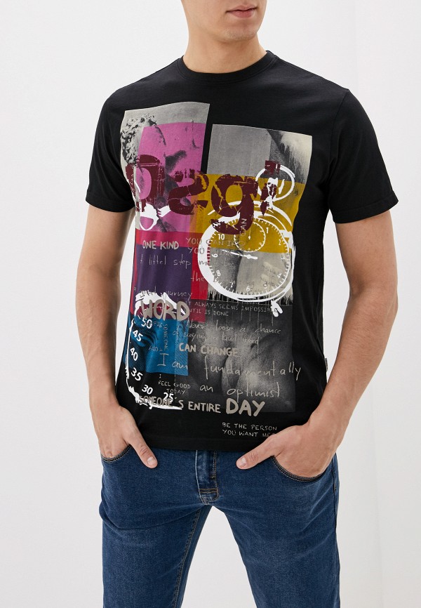 

Футболка Desigual, Черный, Desigual DE002EMGPJK0