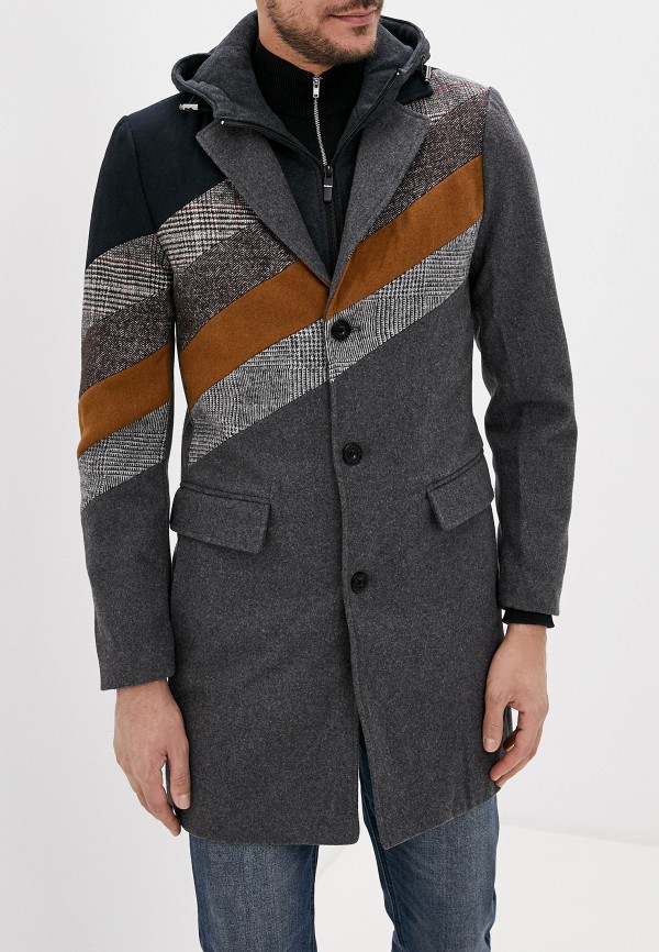 

Пальто Desigual, Серый, Desigual DE002EMGPJK5