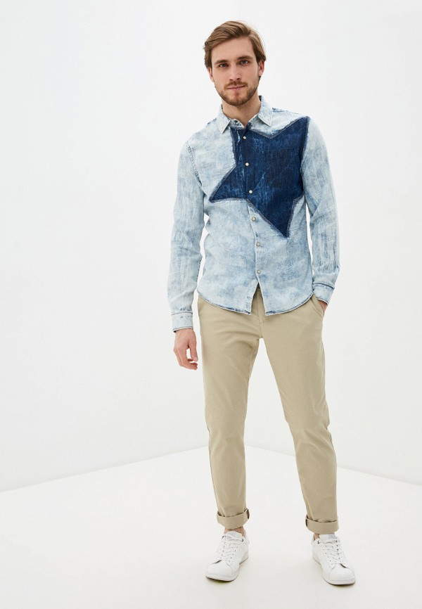 

Рубашка джинсовая Desigual, Голубой, Desigual DE002EMHTVD2