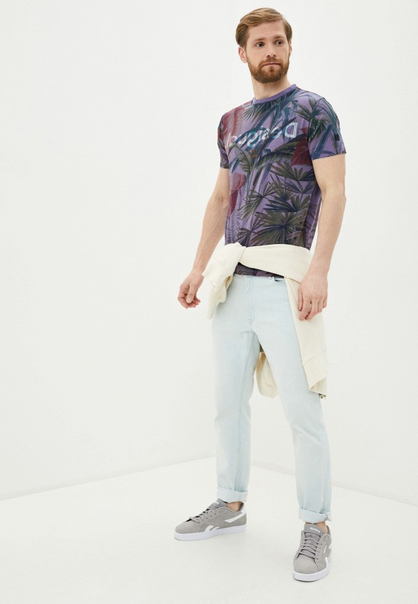

Футболка Desigual, Фиолетовый, Desigual DE002EMHTVF6