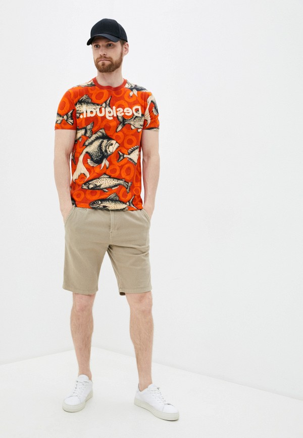 

Футболка Desigual, Оранжевый, Desigual DE002EMHTVG0