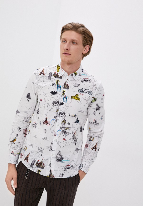 

Рубашка Desigual, Белый, Desigual DE002EMJXIA9