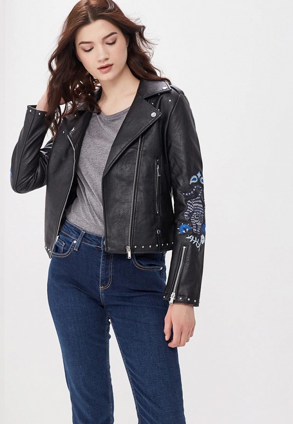 

Куртка кожаная Desigual, Черный