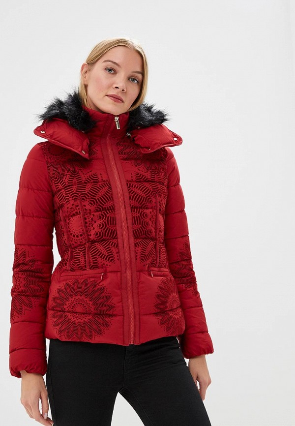 

Куртка утепленная Desigual, Бордовый