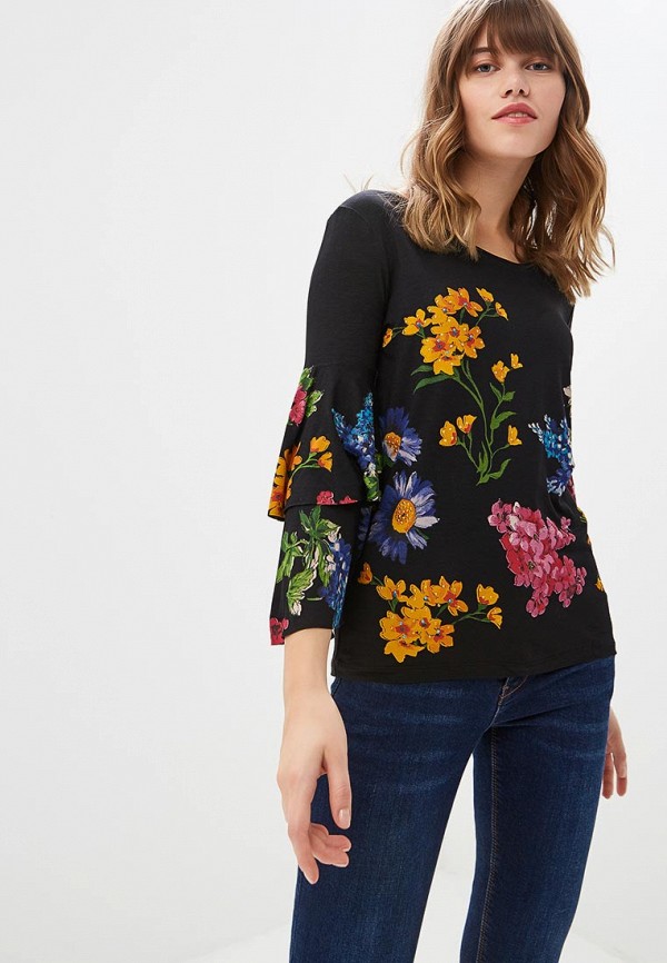 

Лонгслив Desigual, Черный