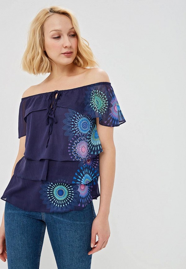 

Топ Desigual, Синий