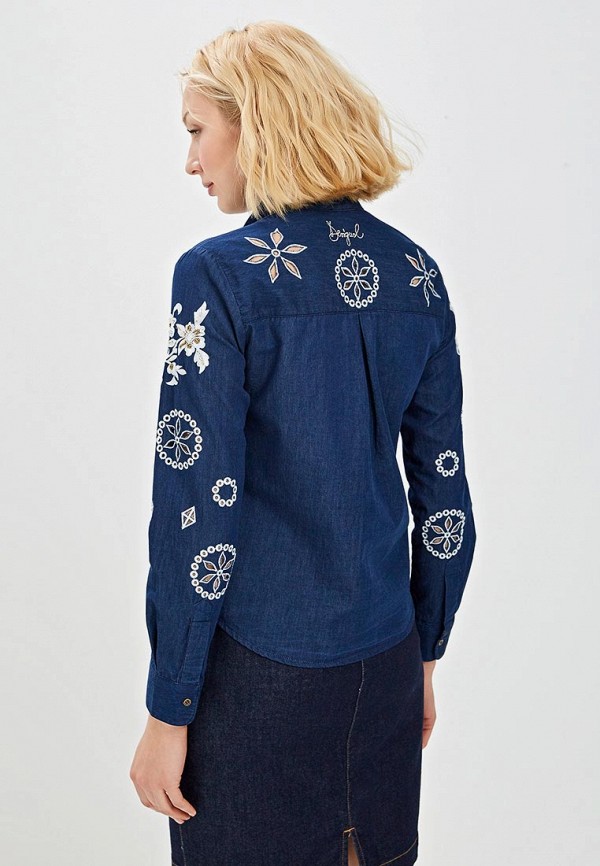 

Рубашка джинсовая Desigual, Desigual DE002EWDMXU9, Синий