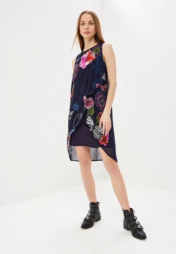 

Платье Desigual; Desigual DE002EWDMYI2, Синий
