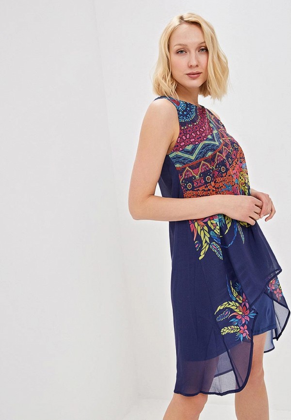 

Платье Desigual, Desigual DE002EWDMYI9, Синий