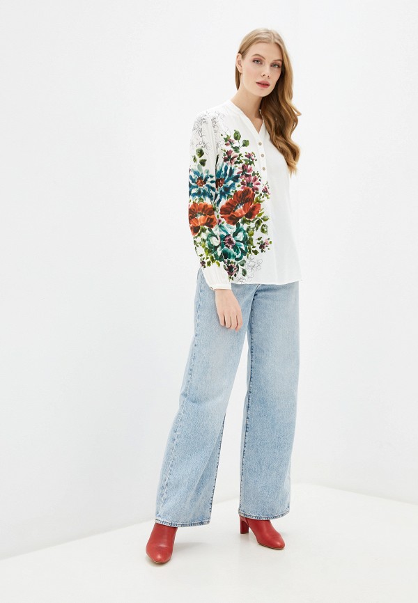 

Блуза Desigual, Белый, Desigual DE002EWGPJT3