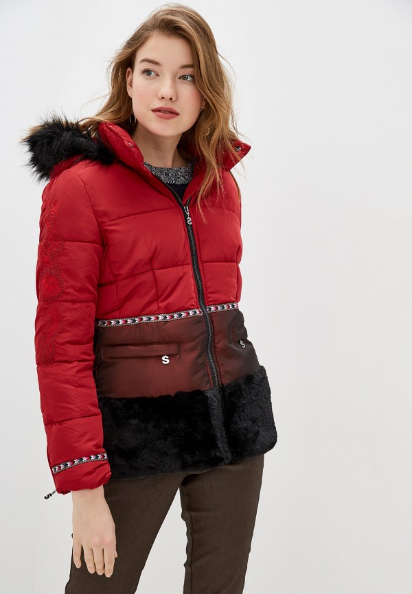

Куртка утепленная Desigual, Красный