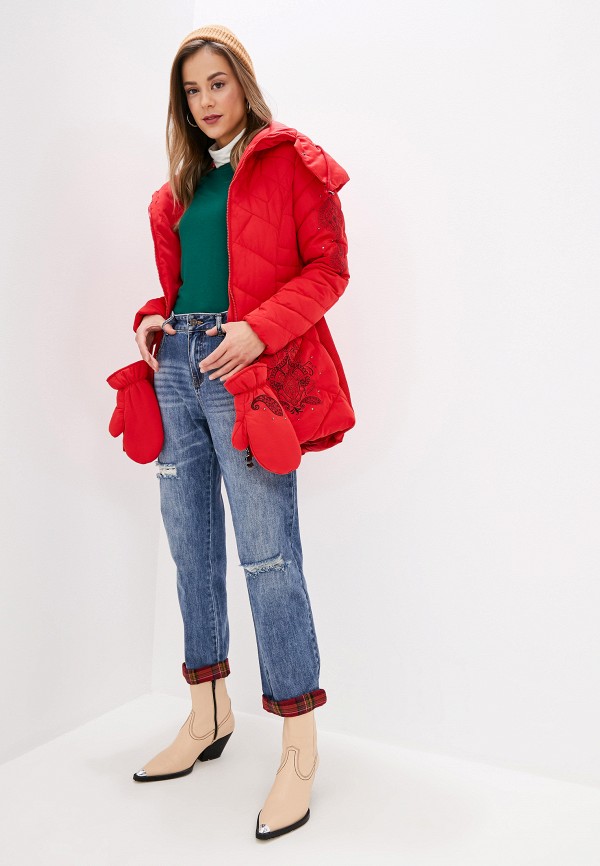 

Куртка утепленная Desigual, Красный, Desigual DE002EWGPJV2