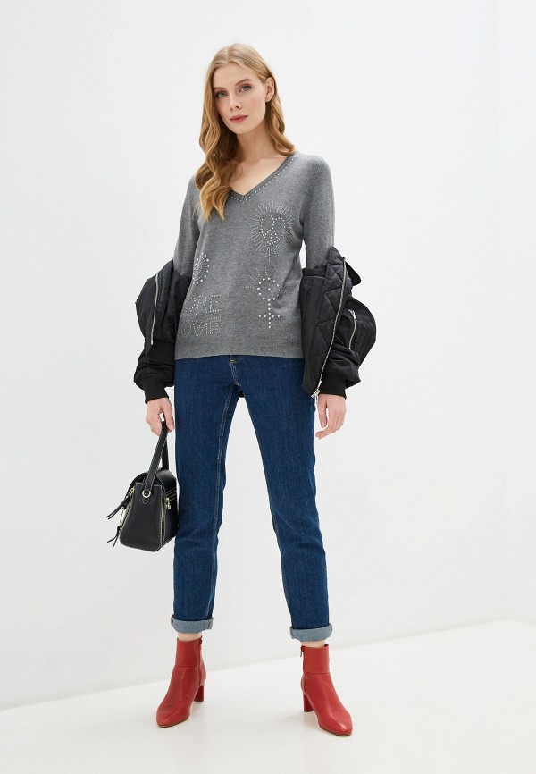 

Пуловер Desigual, Серый, Desigual DE002EWGPJZ9