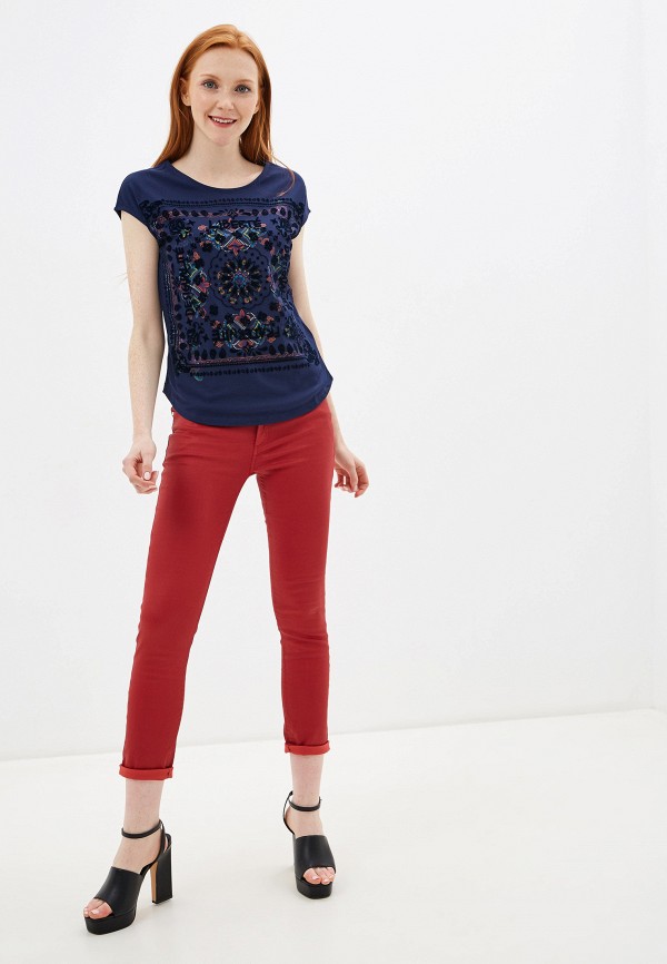 

Футболка Desigual, Синий, Desigual DE002EWGPKC1