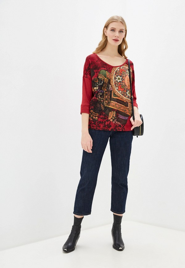 

Лонгслив Desigual, Красный, Desigual DE002EWGPKC2