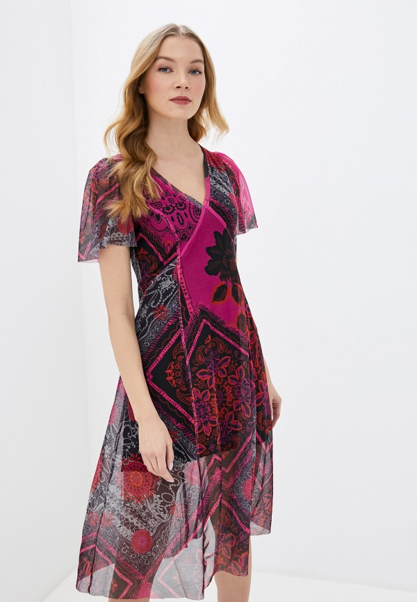 

Платье Desigual, Фиолетовый, Desigual DE002EWGPKE3