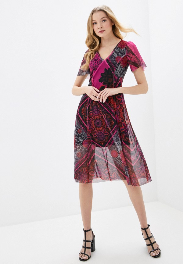 

Платье Desigual, Фиолетовый, Desigual DE002EWGPKE3