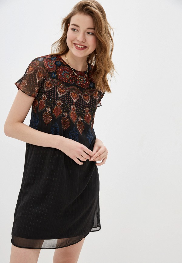 

Платье Desigual, Черный, Desigual DE002EWGPKG2