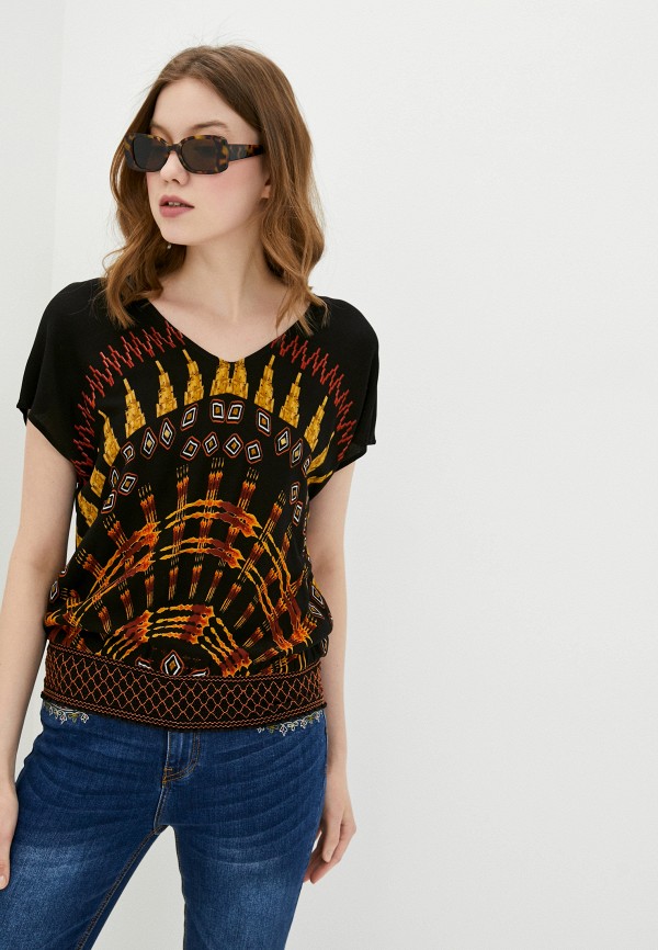 

Футболка Desigual, Черный, Desigual DE002EWHTYE7