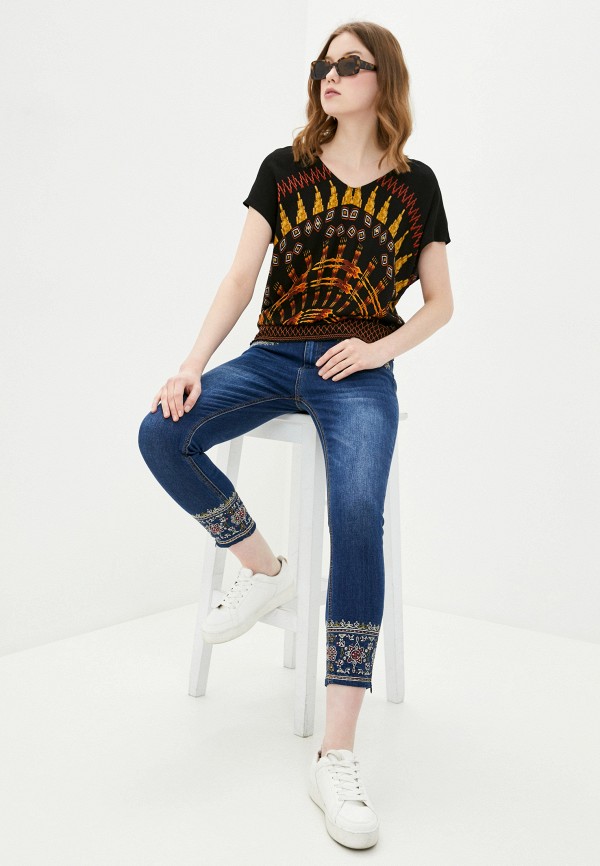 

Футболка Desigual, Черный, Desigual DE002EWHTYE7