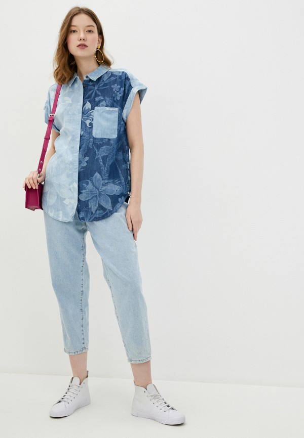 

Блуза Desigual, Голубой, Desigual DE002EWHTYF6