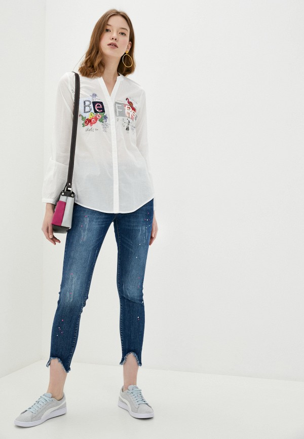 

Рубашка Desigual, Белый, Desigual DE002EWHTYG0