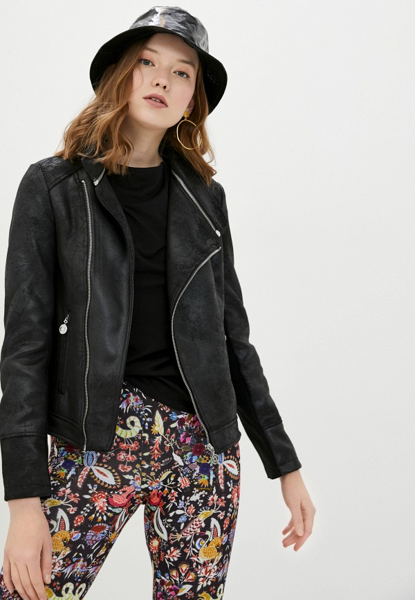 

Куртка кожаная Desigual, Черный