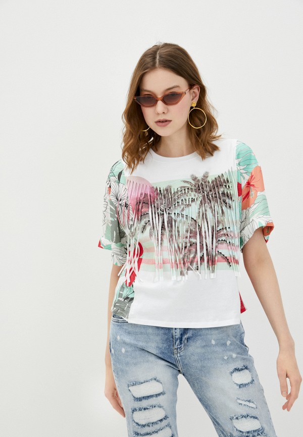 

Футболка Desigual, Белый, Desigual DE002EWHUAE3