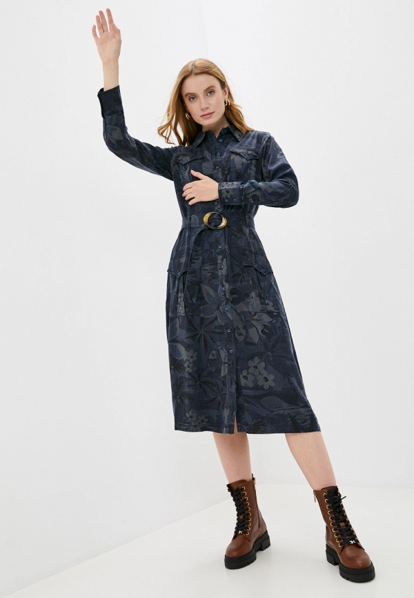 

Платье Desigual, Синий, Desigual DE002EWJXIW0