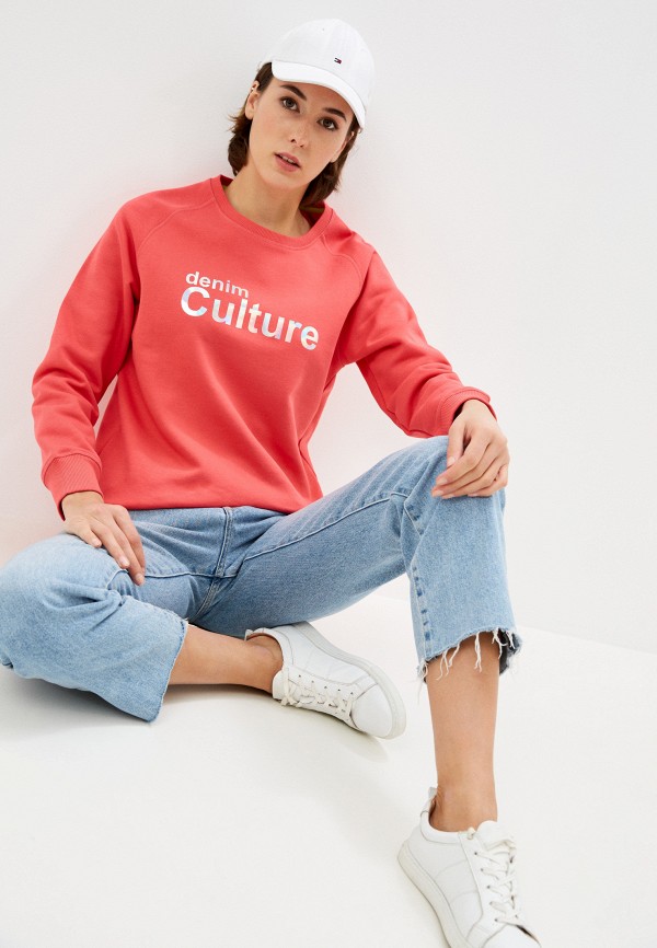 

Свитшот Denim Culture, Розовый, Denim Culture DE054EWJYYS7