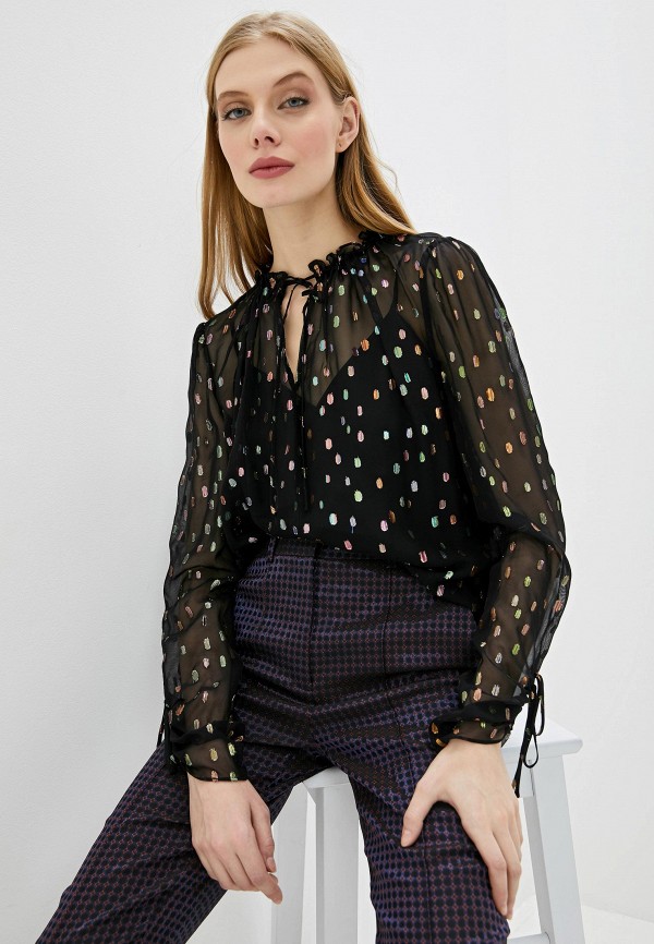 

Блуза Diane von Furstenberg, Черный, DVF LILIAN