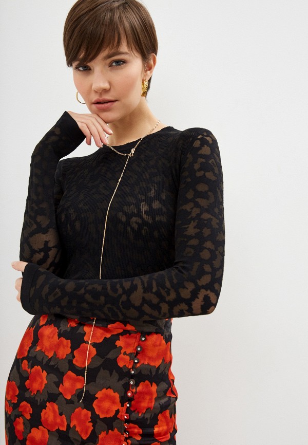 

Лонгслив Diane von Furstenberg, Черный, DVF FINOLA