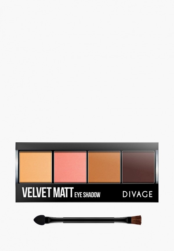 

Тени для век Divage, Разноцветный, Palettes Eye Shadow - Товар Velvet matt № 01