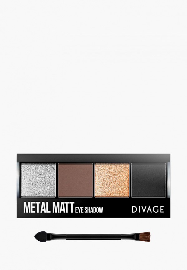 

Тени для век Divage, Разноцветный, Palettes Eye Shadow - Товар Metal matt № 01
