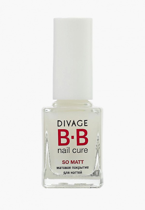 

Топовое покрытие Divage, Матовое для ногтей So matt, Белый