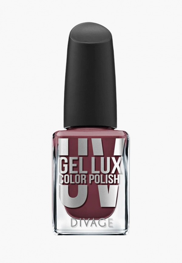 

Лак для ногтей Divage, Бордовый, Uv Gel Lux №15