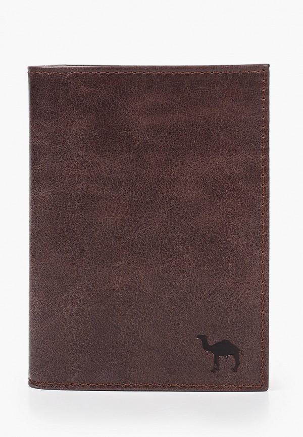 Обложка для паспорта Dimanche коричневого цвета