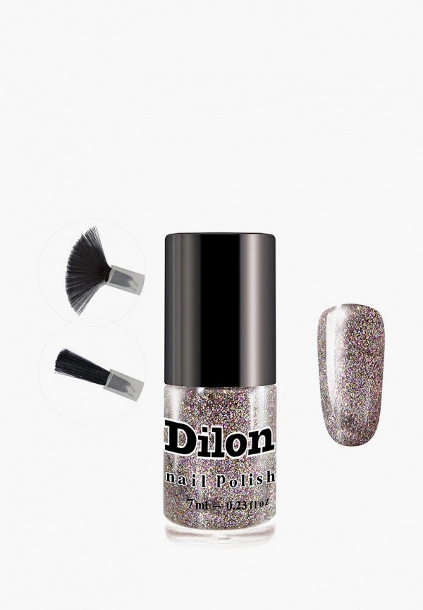 

Лак для ногтей Dilon, Серебряный, "Блеск" тон 2840 7 мл