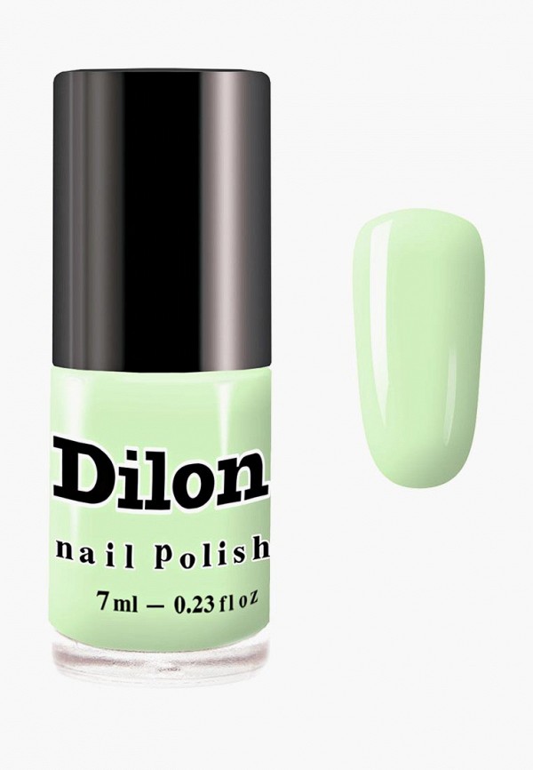 

Лак для ногтей Dilon, Зеленый, тон 2803, салатовый, 7 мл