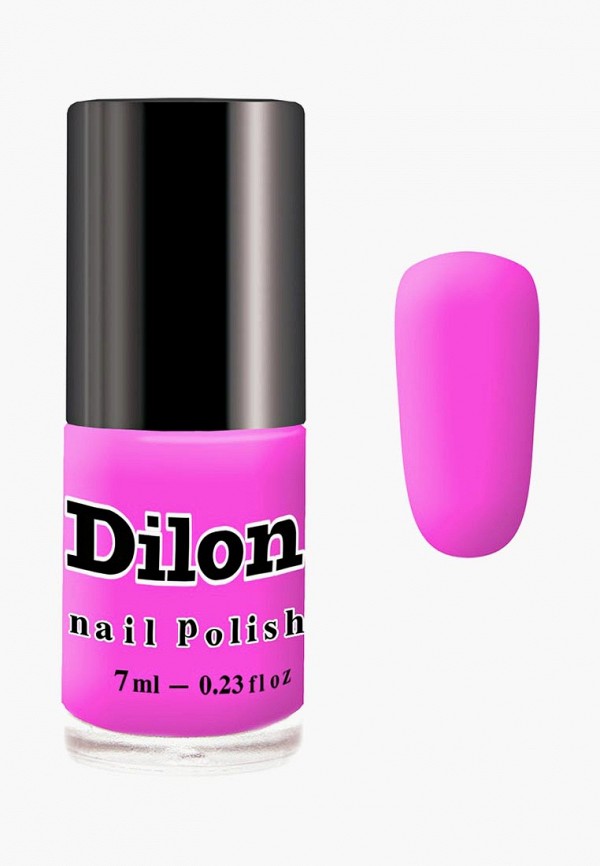 

Лак для ногтей Dilon, Розовый, тон 2811, матовый, фуксия, 7 мл