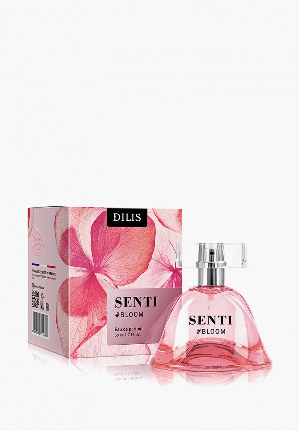

Парфюмерная вода Dilis Parfum, Прозрачный, «SENTI bloom», 50 мл