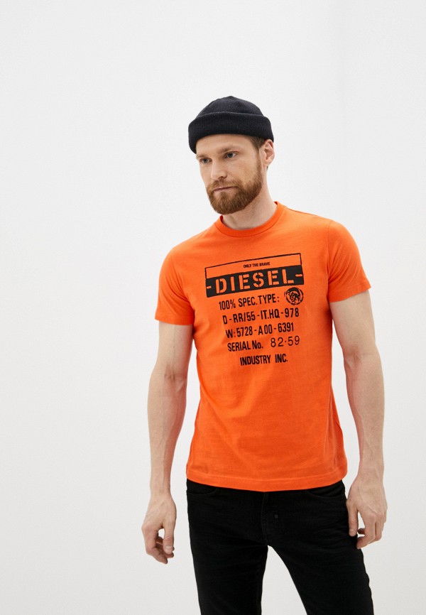 

Футболка Diesel, Оранжевый