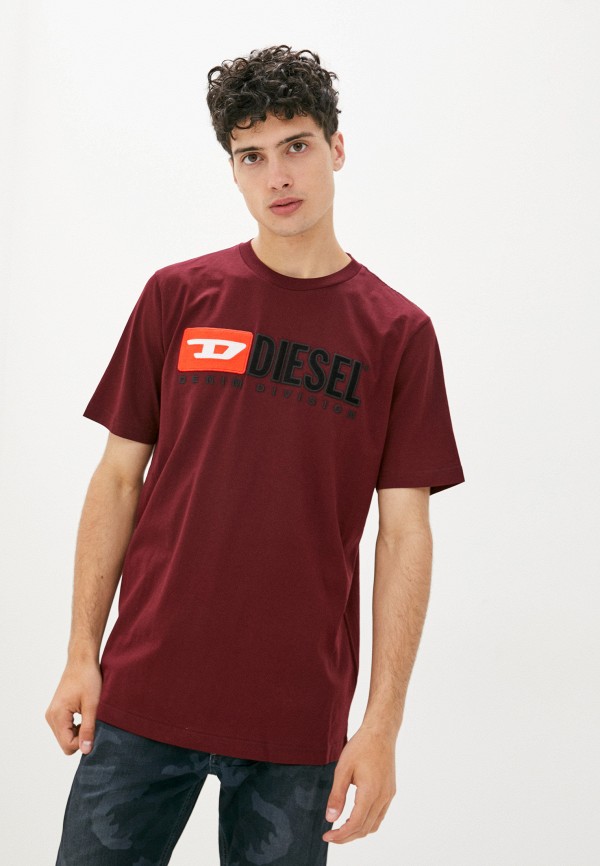 

Футболка Diesel, Бордовый