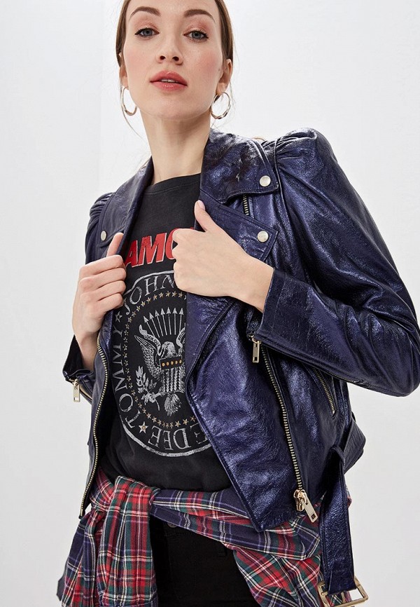

Куртка кожаная Diesel, Синий