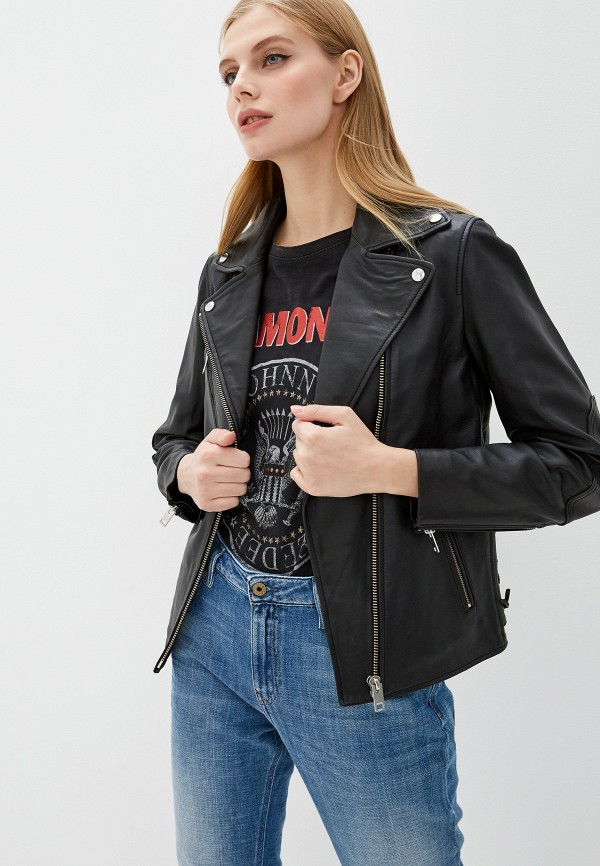 

Куртка кожаная Diesel, Черный