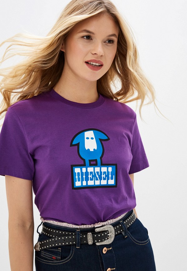 

Футболка Diesel, Фиолетовый