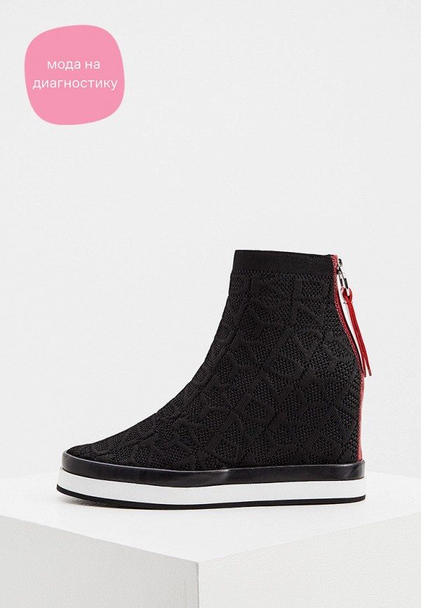 

Кеды на танкетке DKNY, Черный