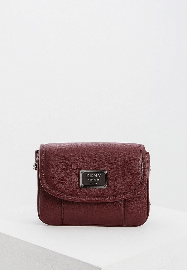

Сумка DKNY, COLUMBUS - FLAP CBODY - PEBBLE, Бордовый