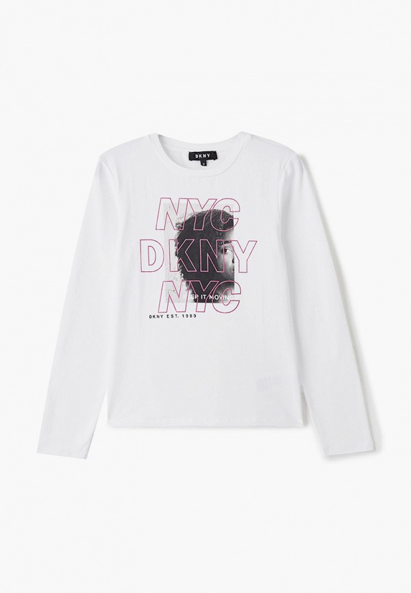 Лонгслив для девочки DKNY D35Q80